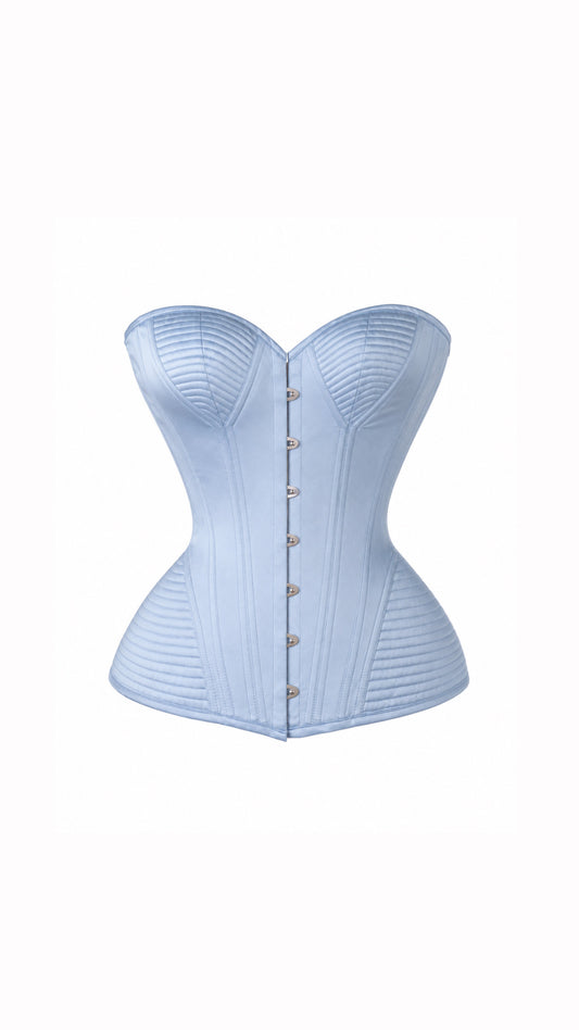 ROYAL SATIN CORSET - BLUE EDITION