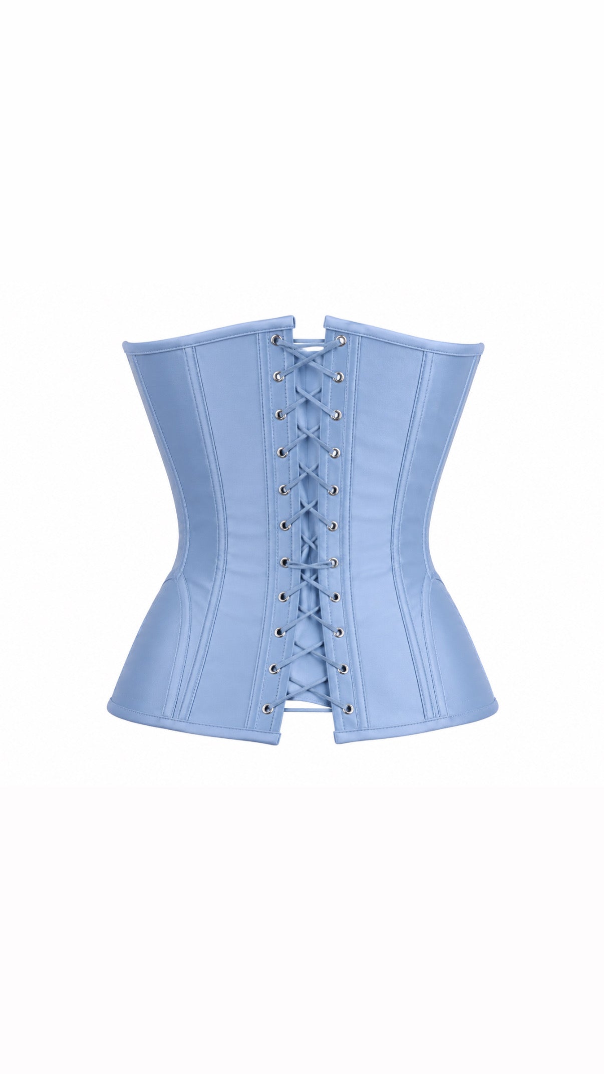 ROYAL SATIN CORSET - BLUE EDITION